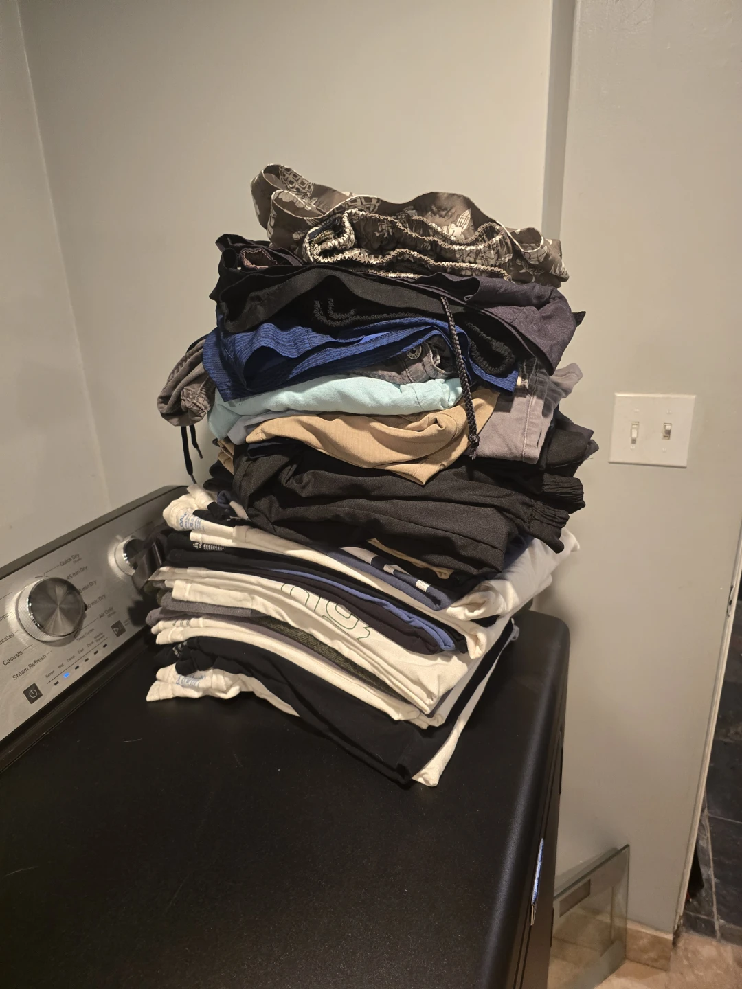 Stack of Men's Clothing