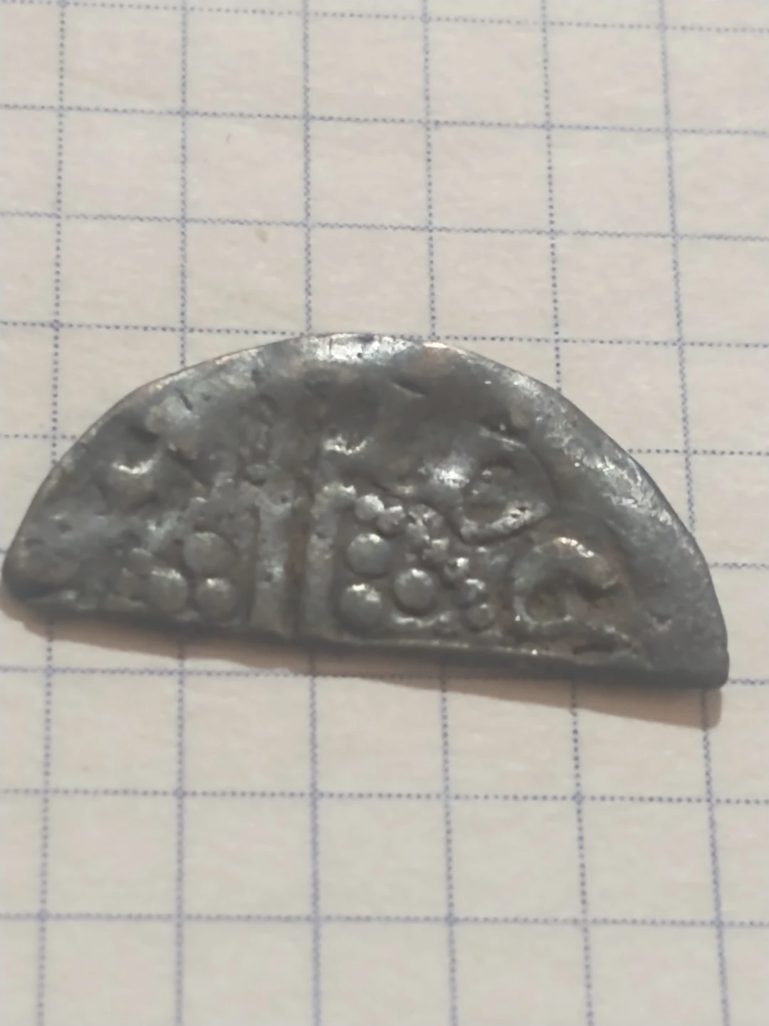 England medieval silver fractional coin - photo 4
