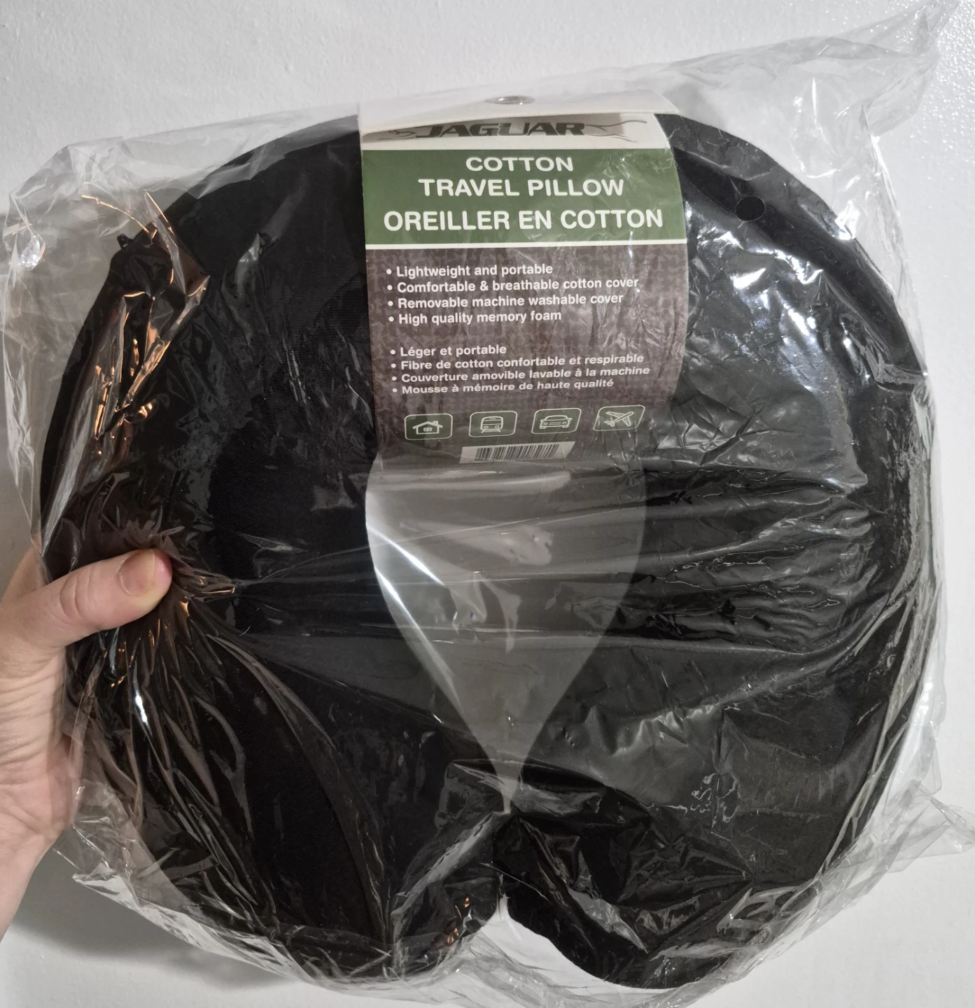 Jaguar Cotton Travel Pillow