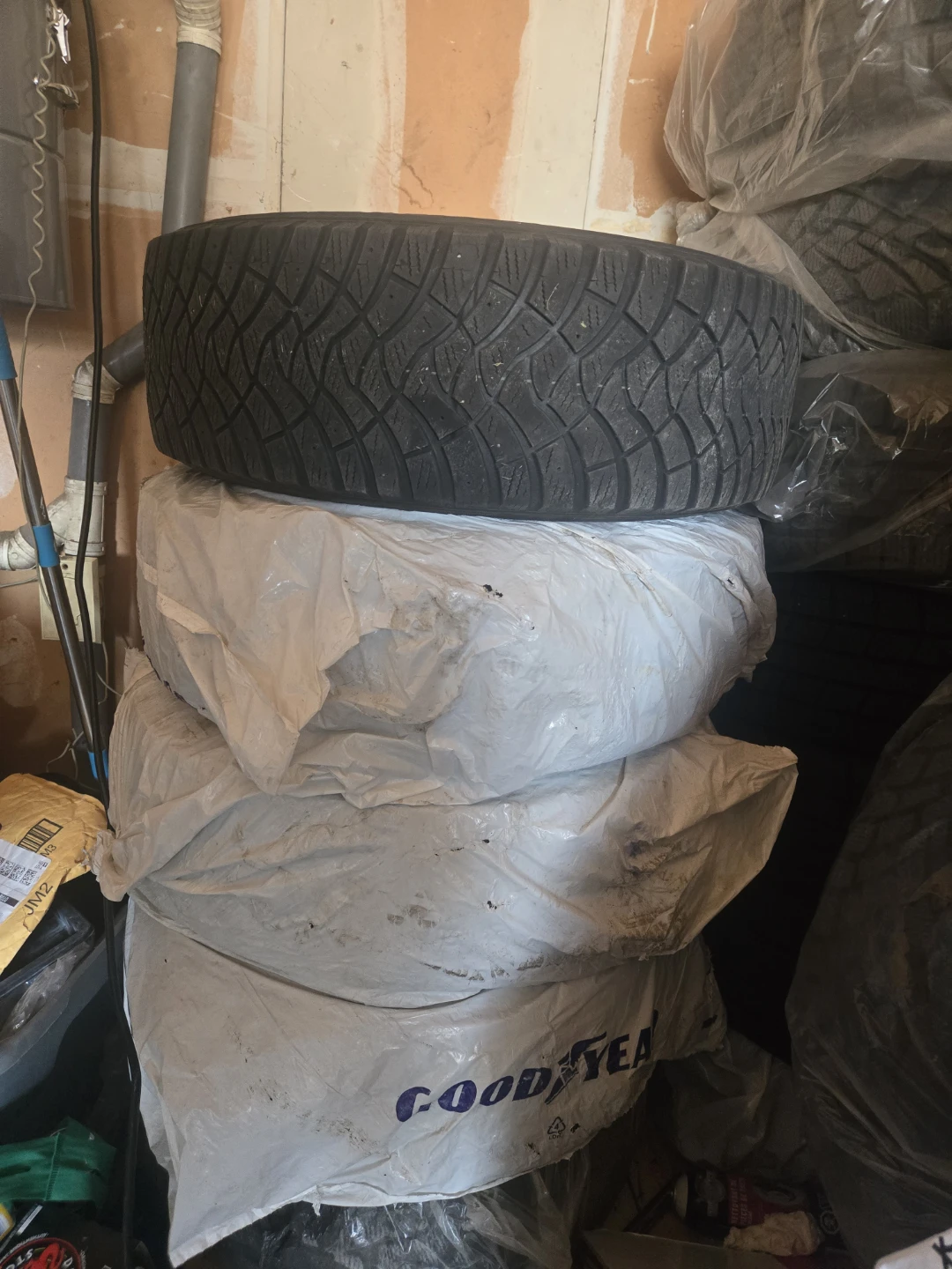 Goodyear Winter Tires with Rims - photo 2