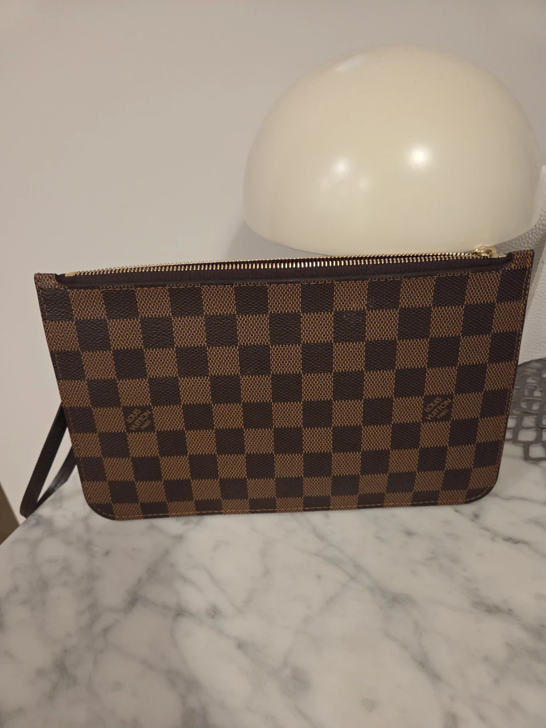 Louis Vuitton Damier Canvas Pochette Pouch