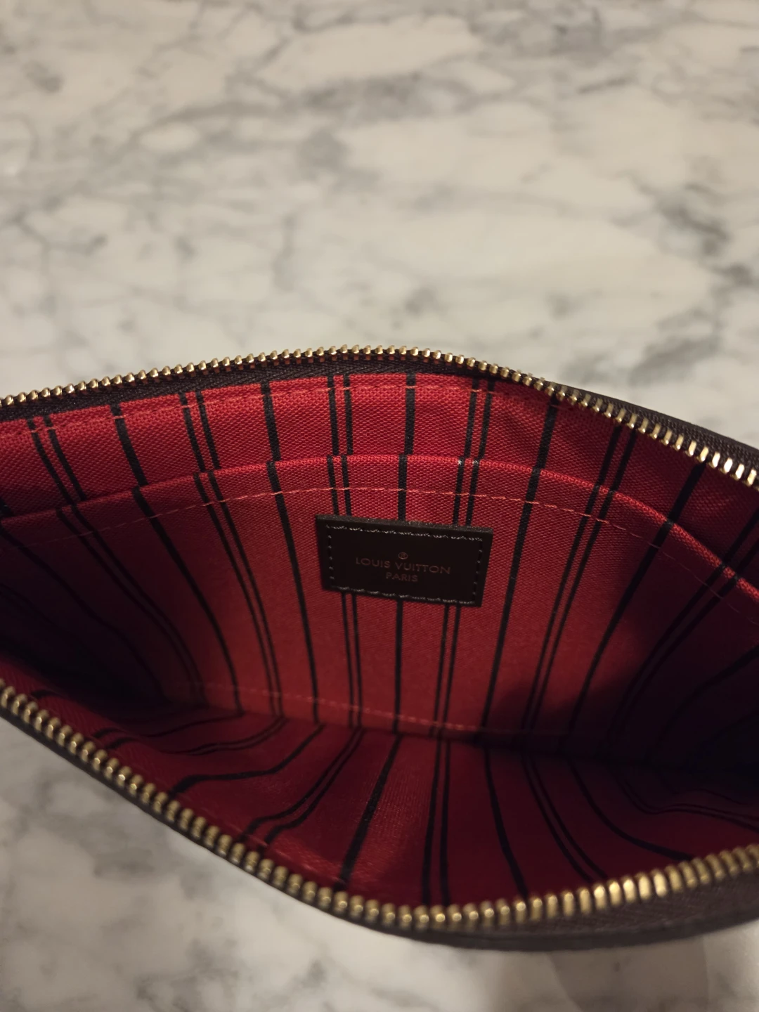 Louis Vuitton Damier Canvas Pochette Pouch - photo 3