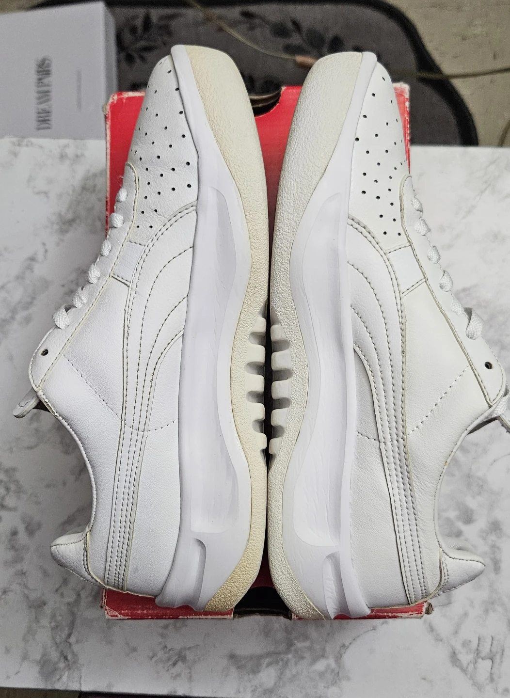 Puma GV Special White Leather Sneakers Size 5.5 - photo 5