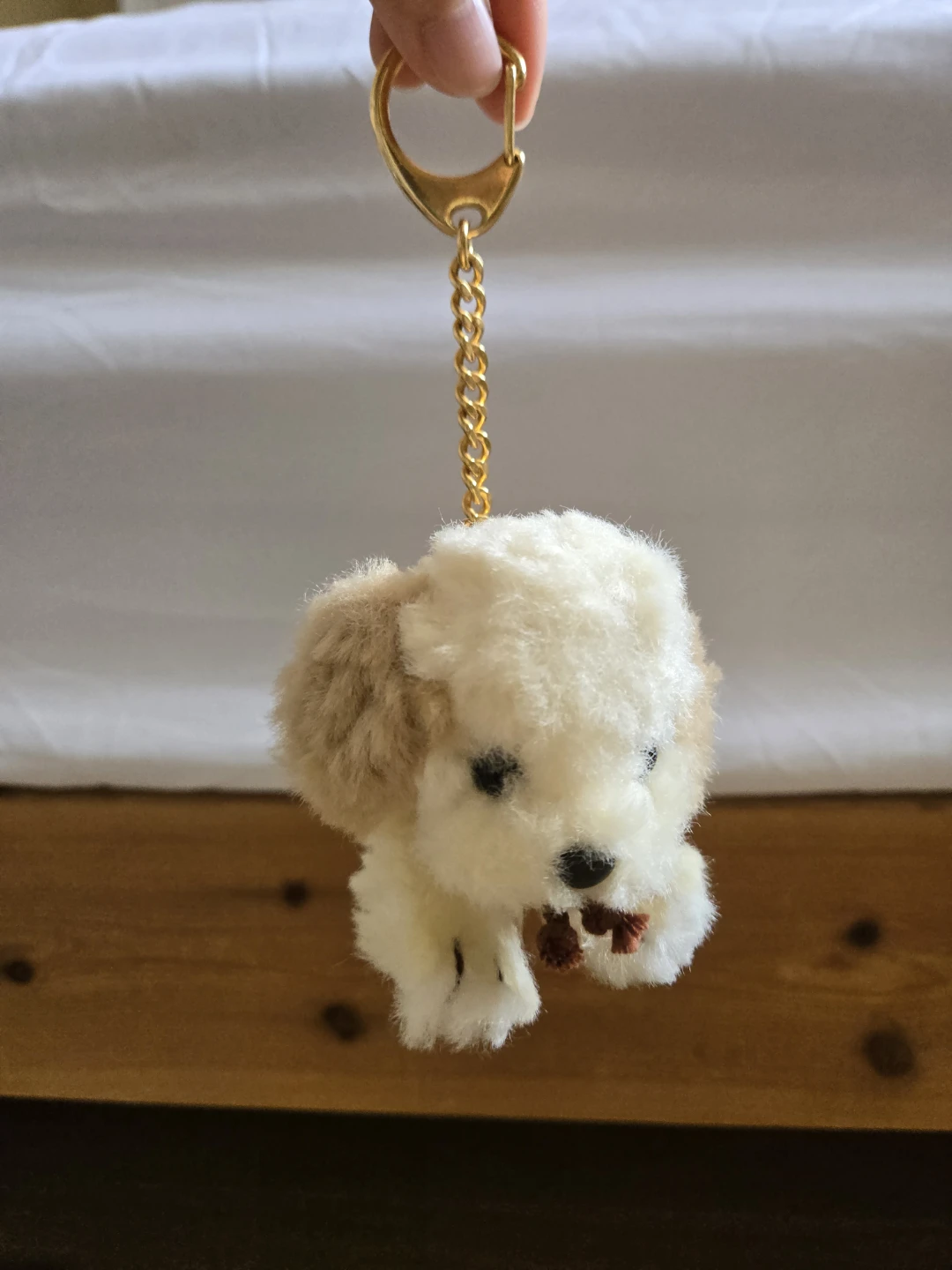 Golden Retriever Dog TAKENOKO Joyful Mates Plush Keychain