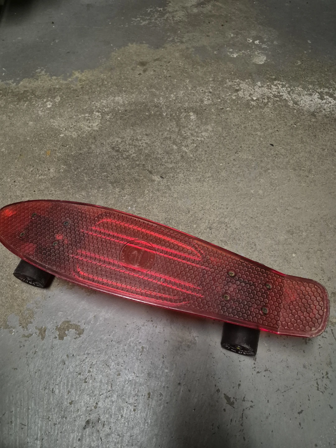 Cruiser Skateboard Red Translucent - photo 3