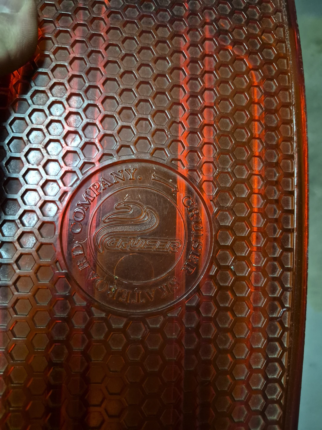Cruiser Skateboard Red Translucent - photo 4