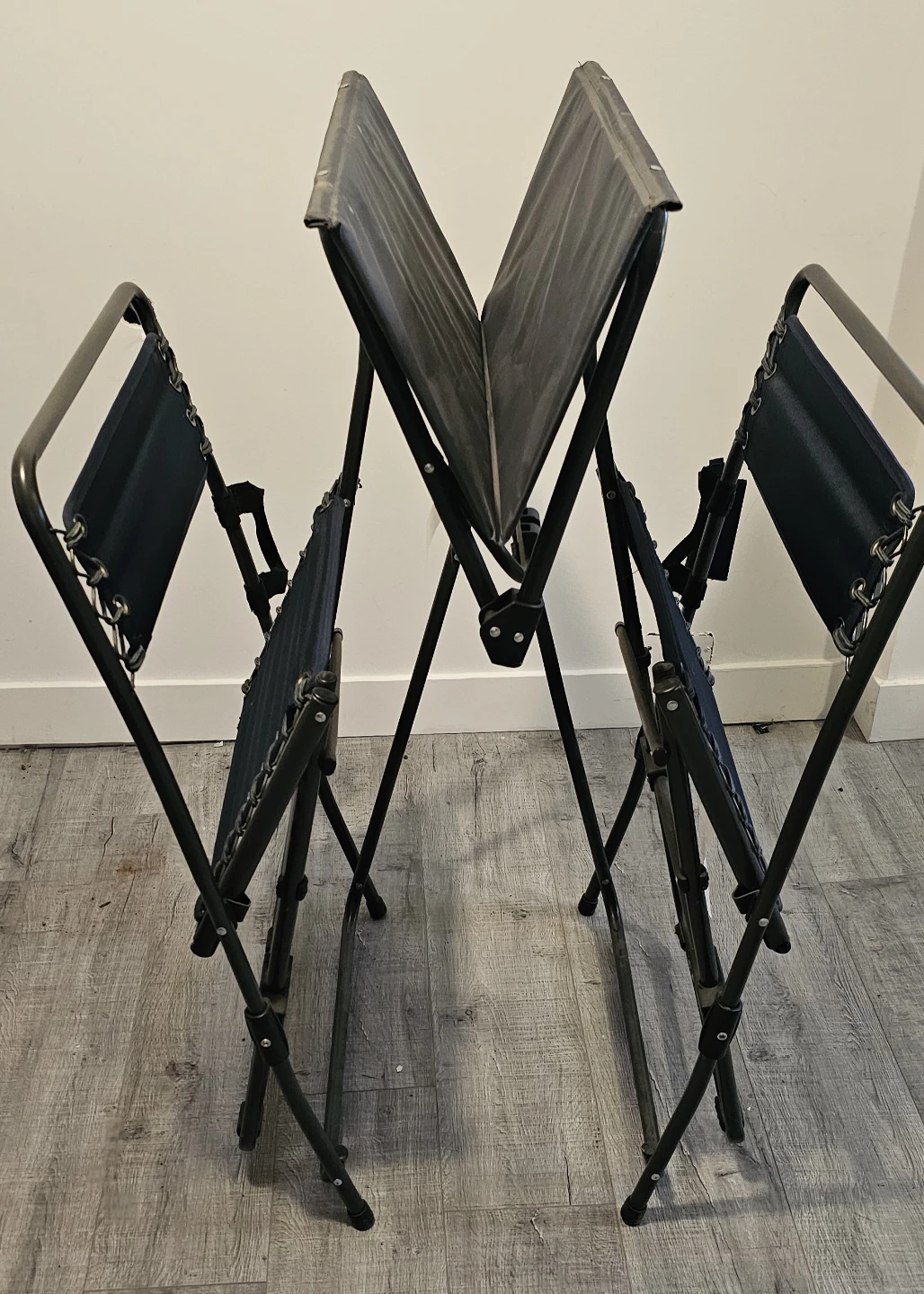 Portable Folding Camp Table and Chairs Set - photo 4
