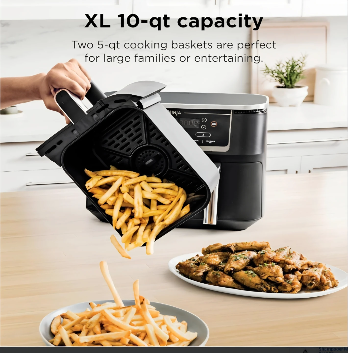 Ninja Foodi 6-in-1 Air Fryer - XL 10-qt Capacity - photo 2
