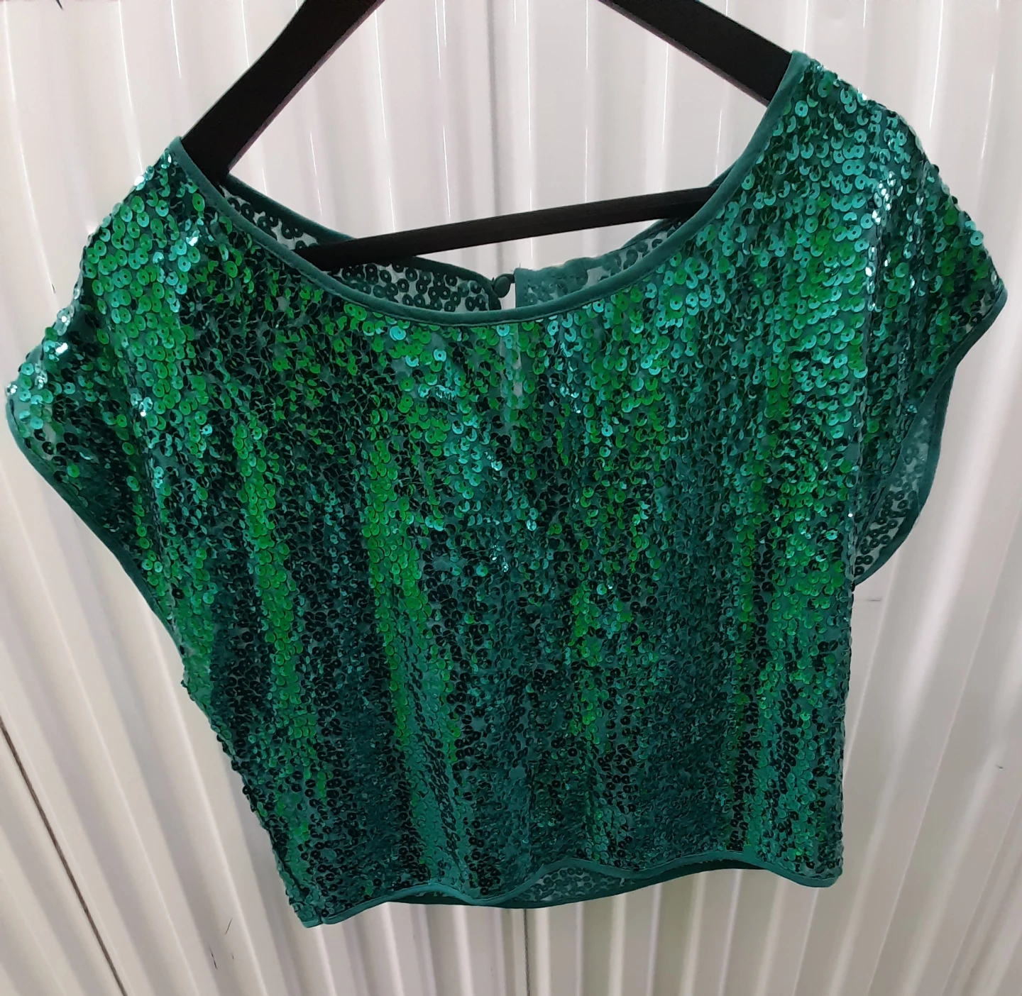 Sparkly Green Sequin Top - XL - photo 2