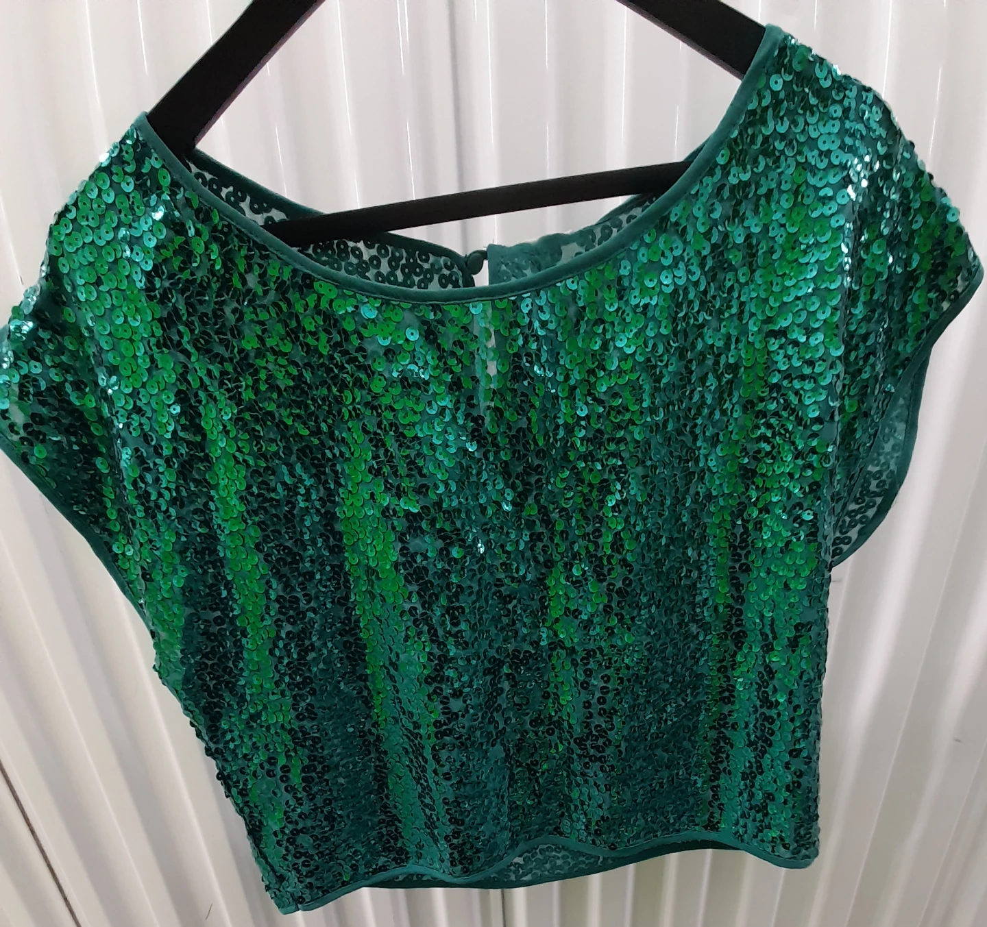 Sparkly Green Sequin Top - XL - photo 3