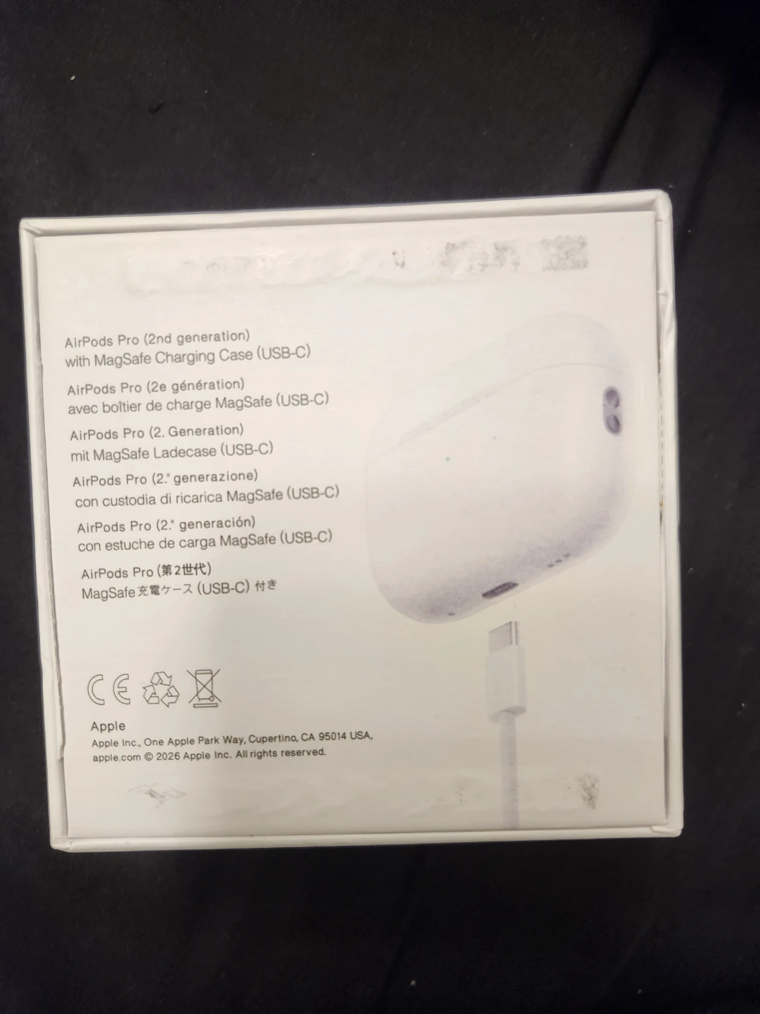 Apple AirPods Pro (2nd generation) with MagSafe Charging Case