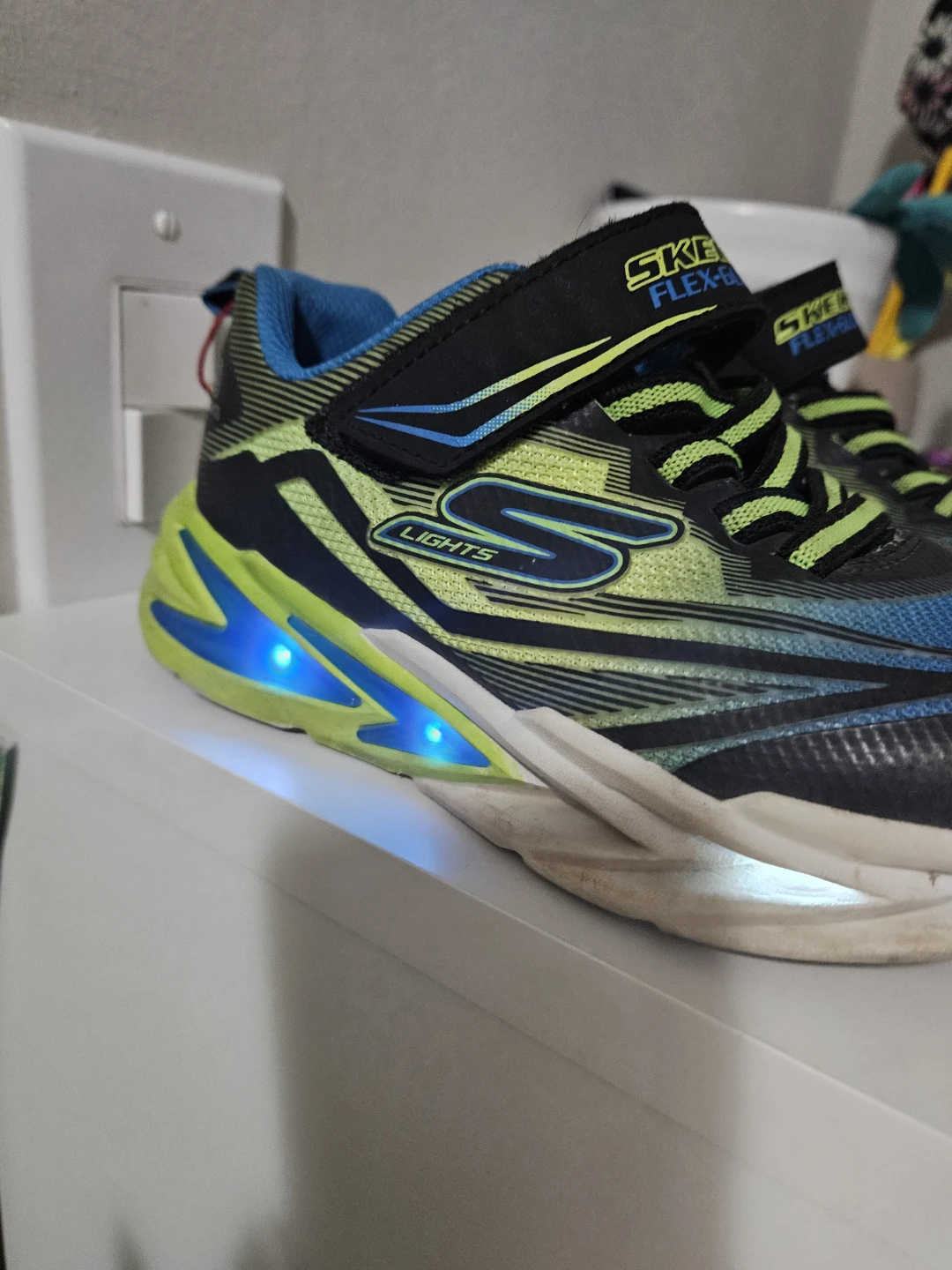 Skechers Flex-Glow Ultra Lights Kids Shoes Size 13 - photo 3