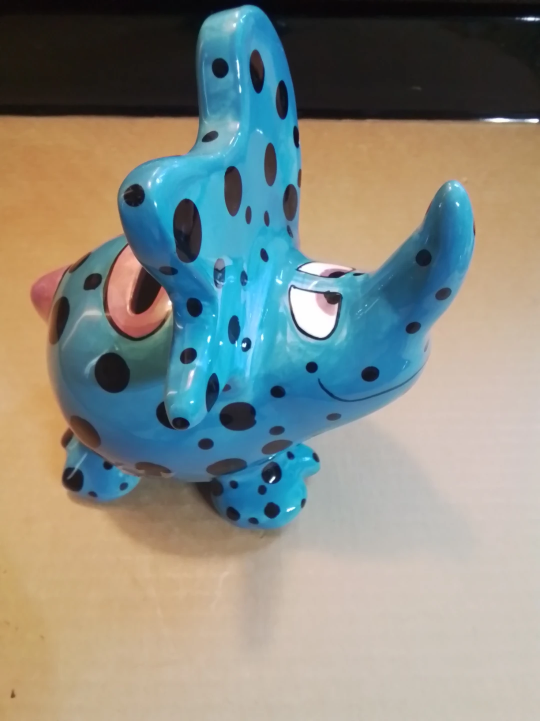 Bella Casa by Ganz Ceramic Triceratops Dinosaur Coin Bank - photo 2