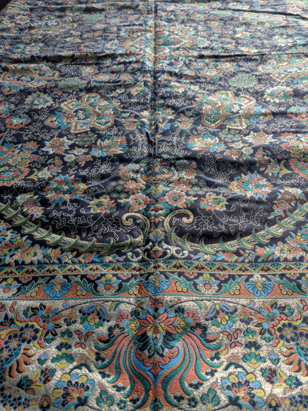Intricate Floral Pattern Throw or Wall Hanging - photo 5