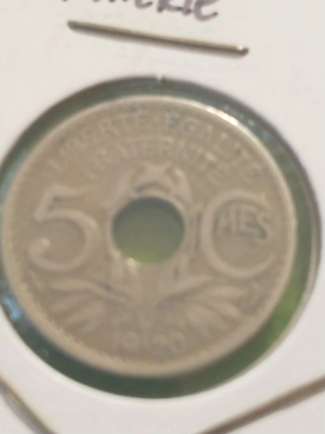 France 5 Centimes Coin - 1920 - photo 3
