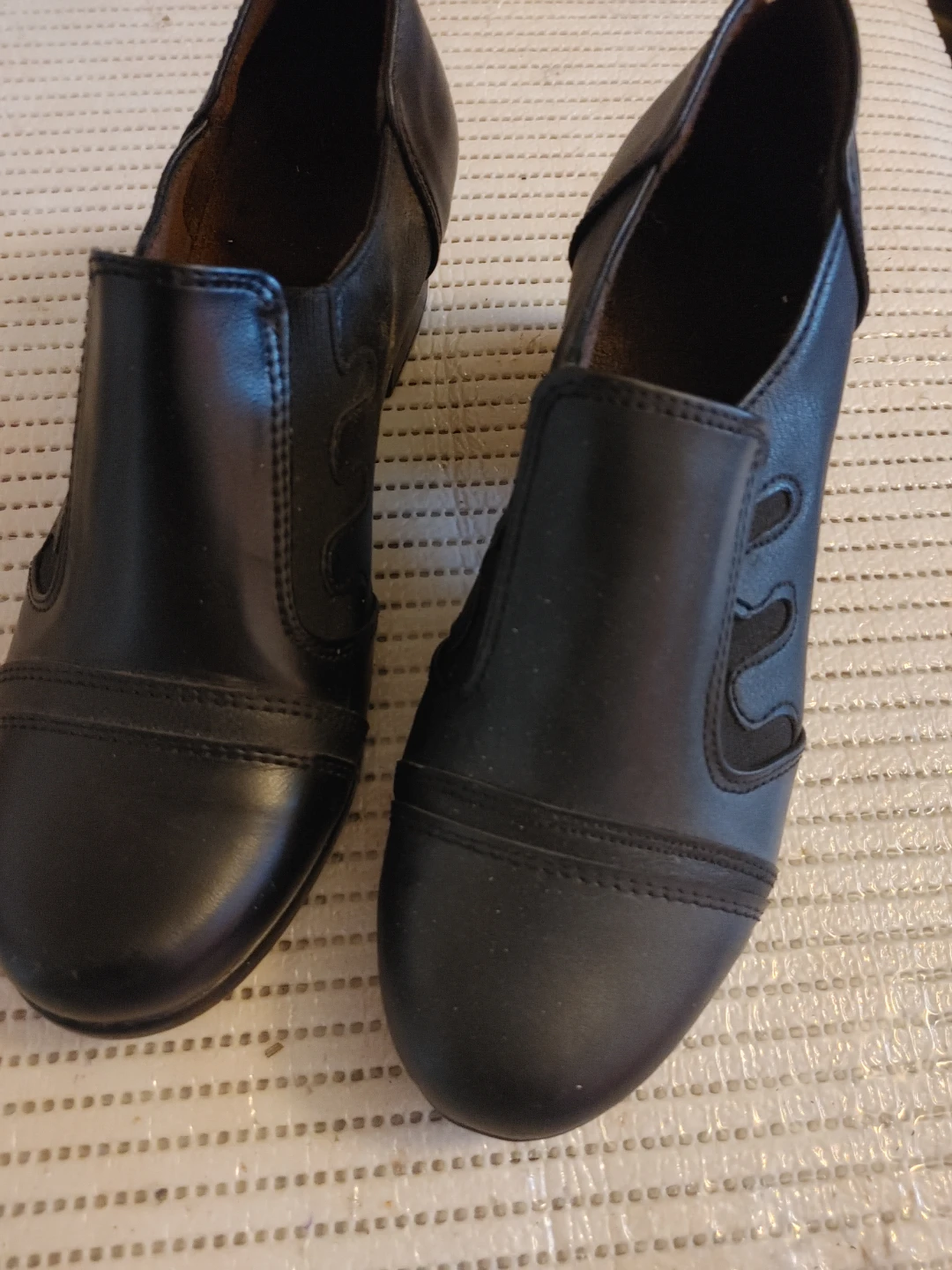 Black  Loafer Style boot