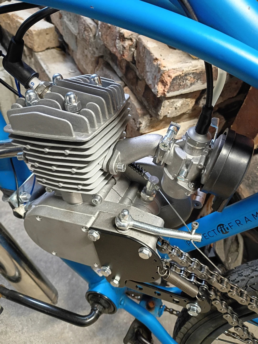 2 stroke motorized bicycle, brand new build - photo 3
