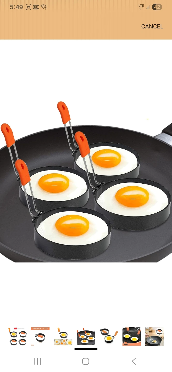 Egg Rings & Brush Set