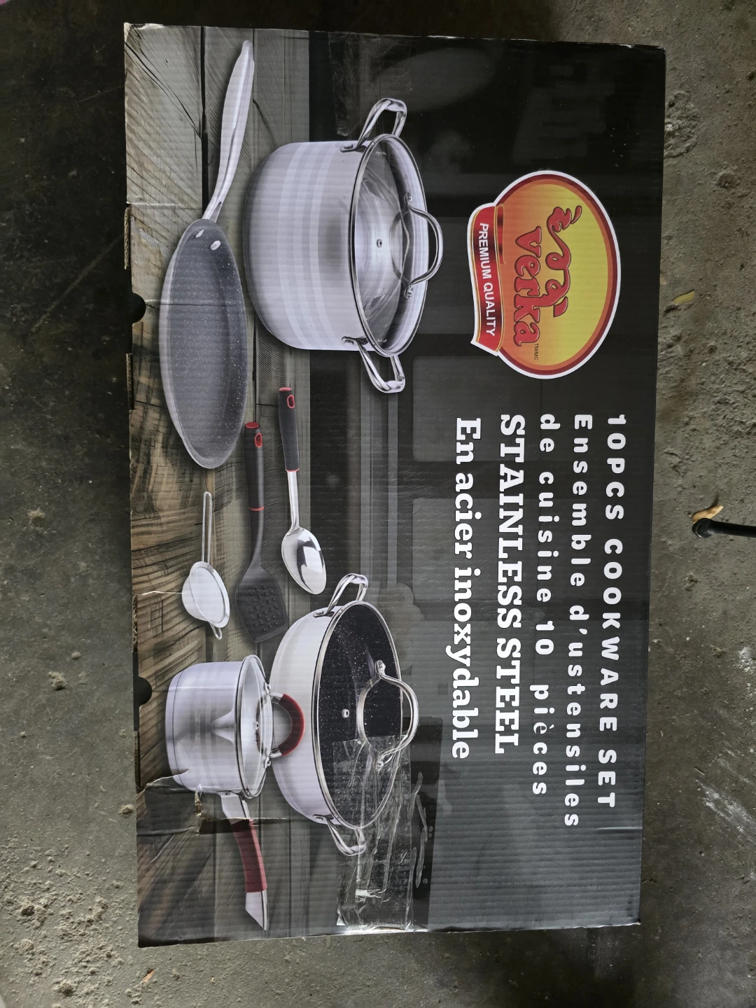 Verka 10 Piece Stainless Steel Cookware Set - photo 2