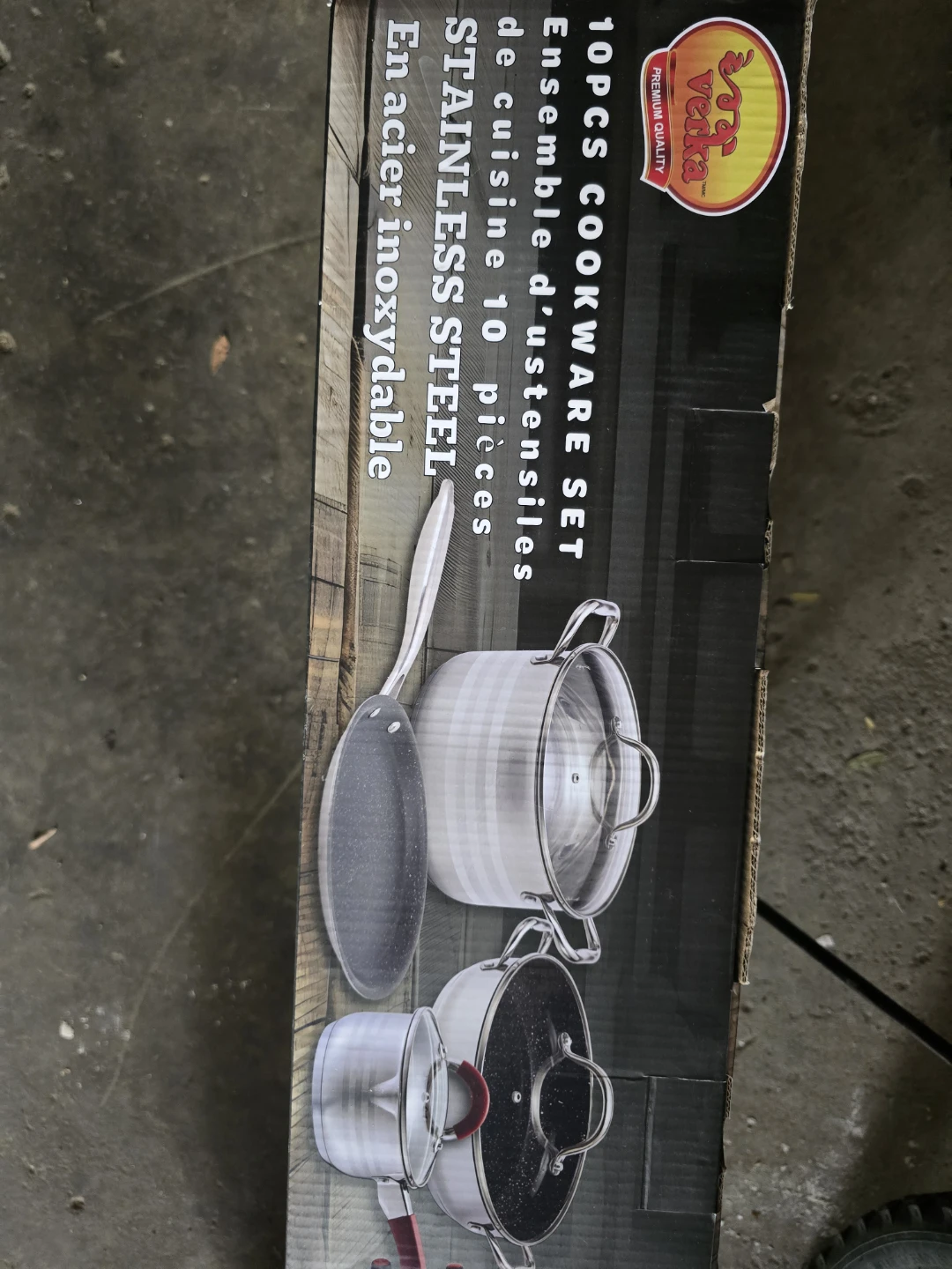 Verka 10 Piece Stainless Steel Cookware Set - photo 3