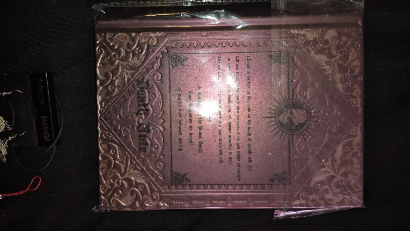 Death Note Manga / Anime Jewellry, Notebook and Stickers Set - photo 2