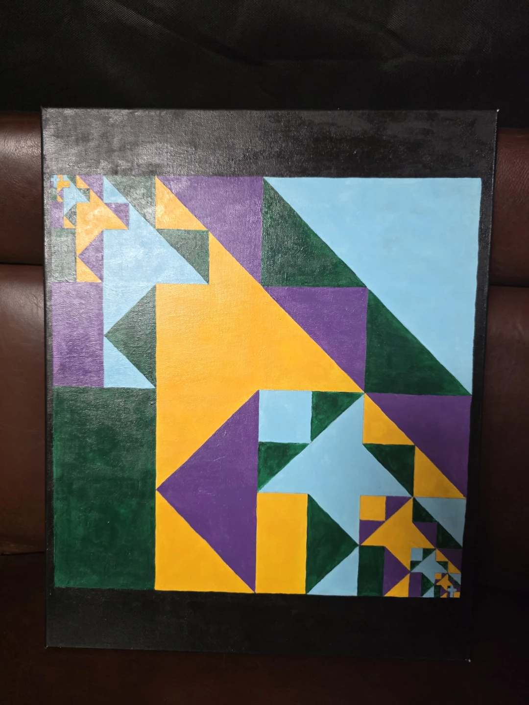 "Stained Glass" Art Canvas
