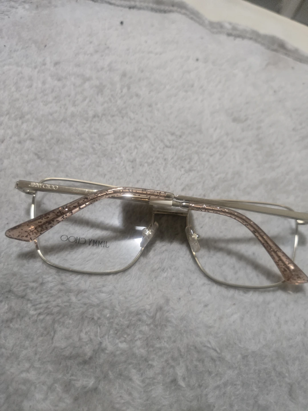 Jimmy Choo JC2003 Lux Eyeglasses - Gold/Rose Gold Glitter - photo 2