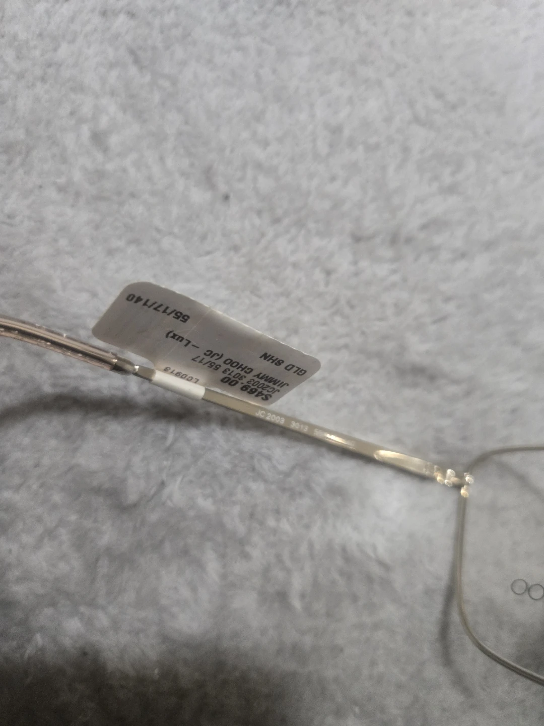 Jimmy Choo JC2003 Lux Eyeglasses - Gold/Rose Gold Glitter - photo 4