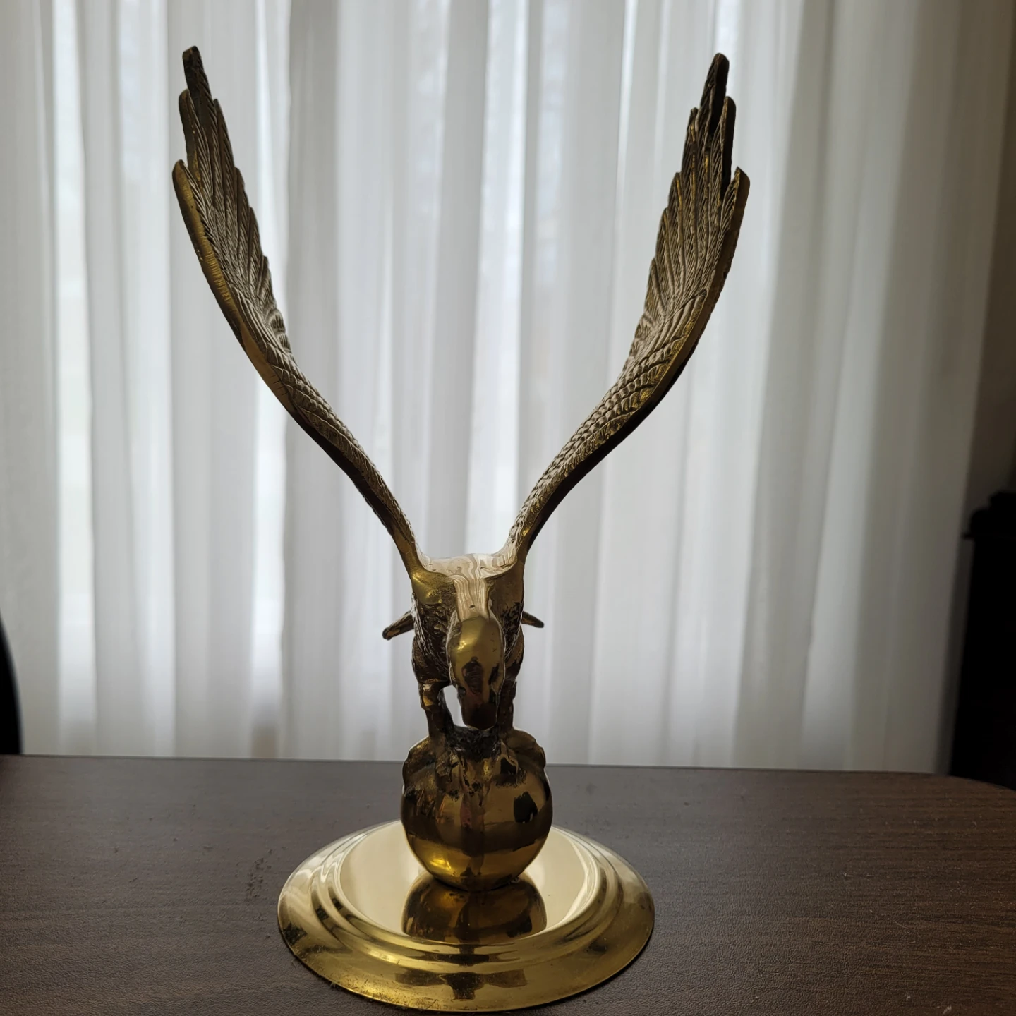 Brass Eagle Statue - photo 2