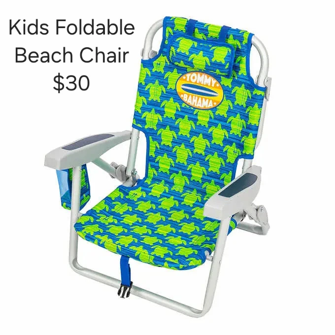 Tommy Bahama Kids Foldable Beach Chair