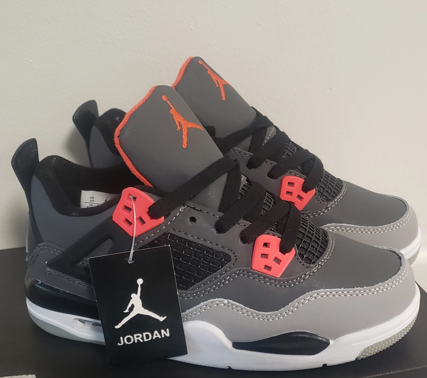 Brand new Jordan 4 Kids Fear Size 2y - photo 2