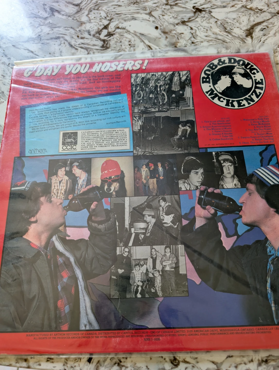 Bob & Doug McKenzie Great White North Vinyl Record - photo 2