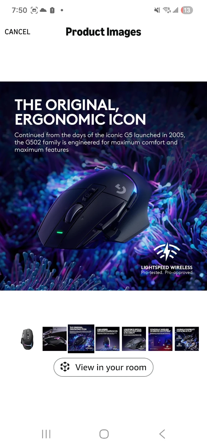 Logitech G502 X PLUS Wireless Gaming Mouse - photo 2