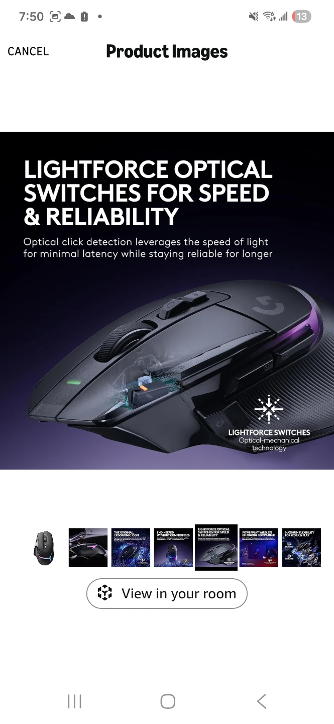 Logitech G502 X PLUS Wireless Gaming Mouse - photo 3