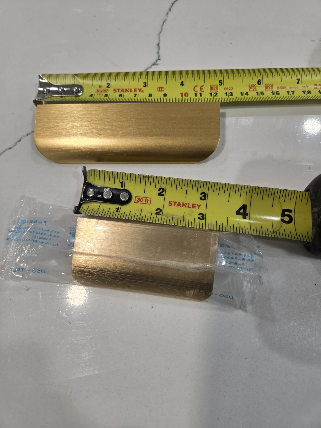 Whole House Brushed Gold Cabinet Drawer Pulls (Set of 10) - photo 3