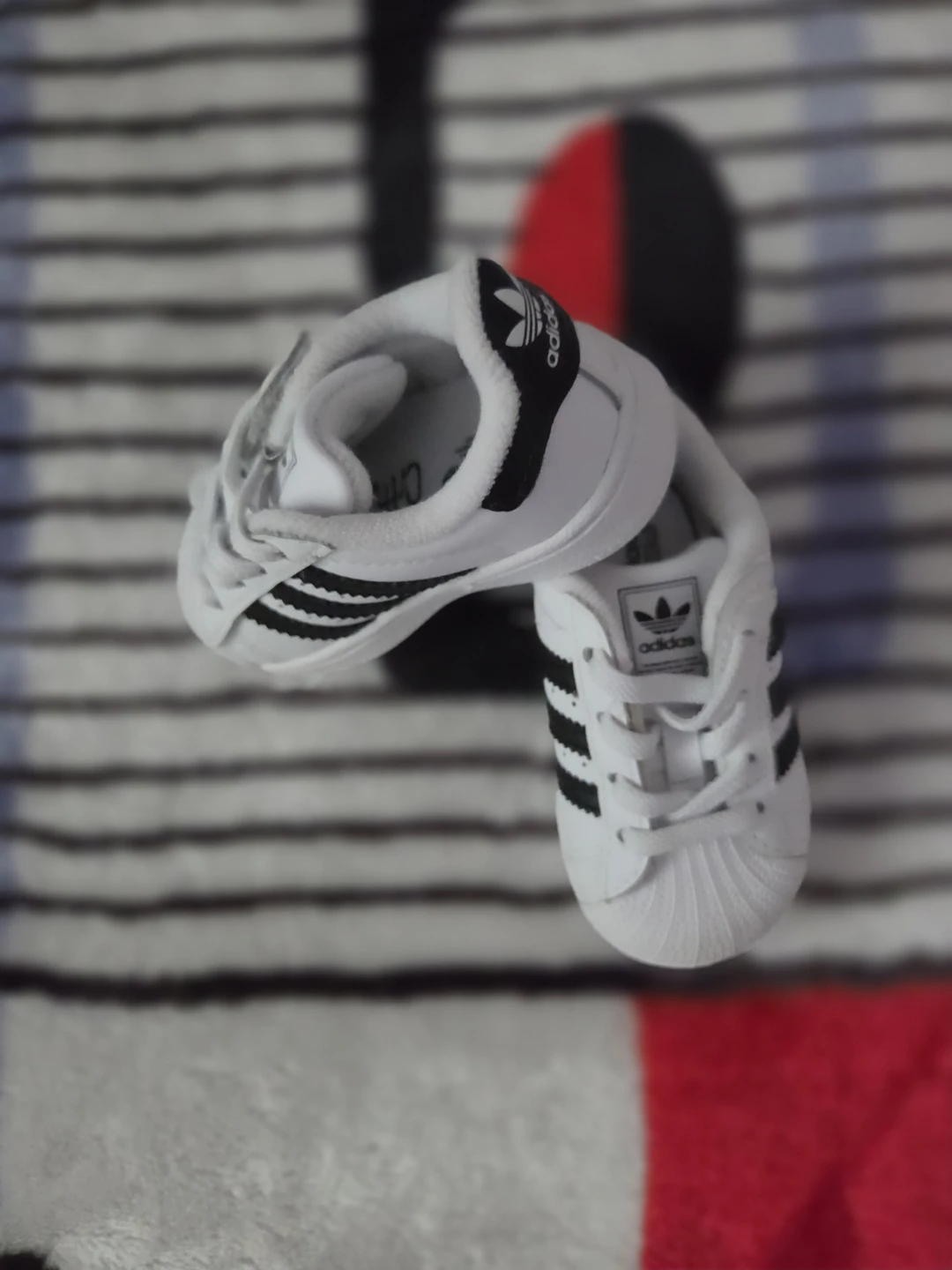Adidas Superstar Crib Shoes - White/Black
