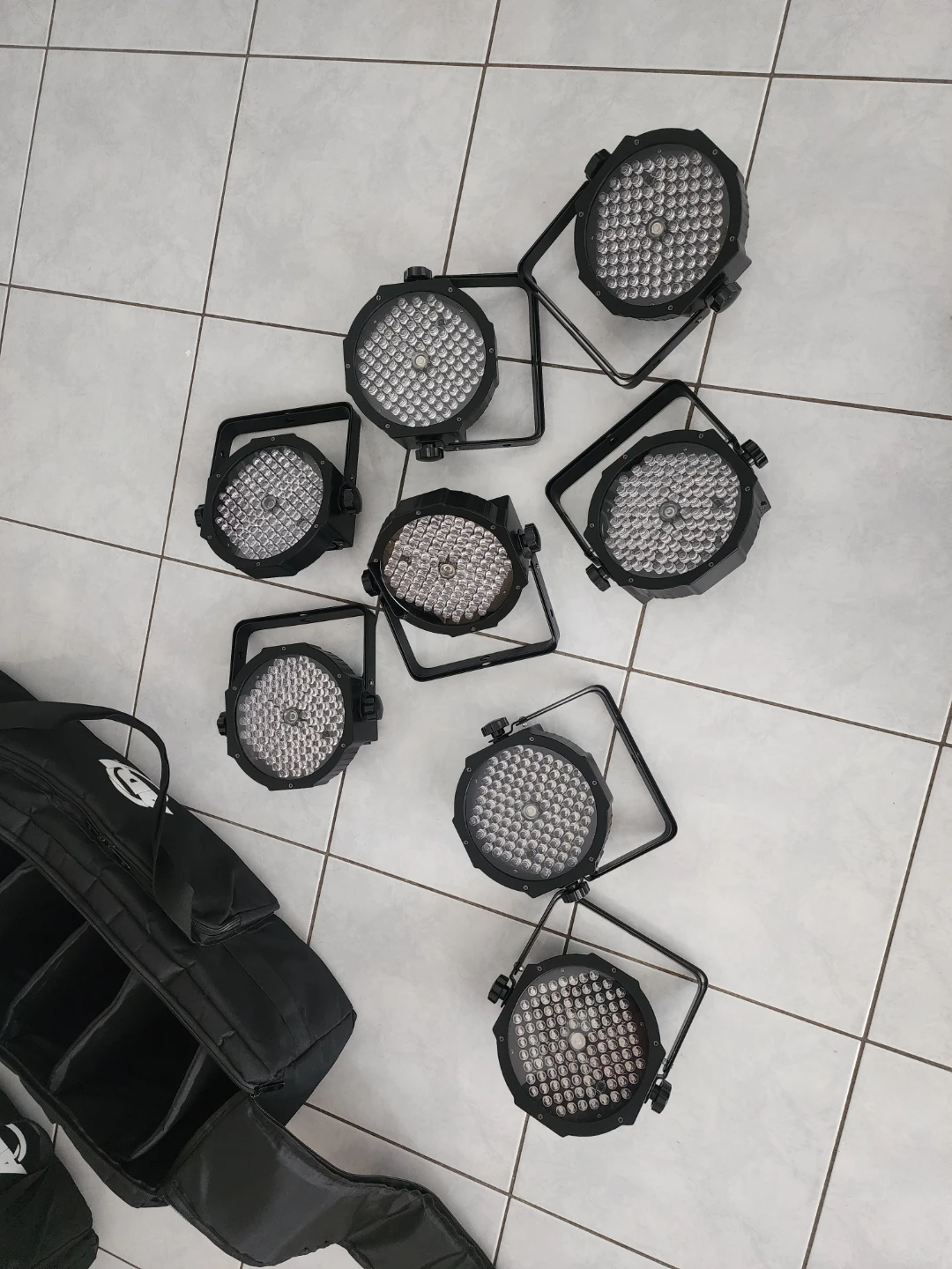 ADJ Mega PAR Profile Plus LED 8 Lights with Carrying bag