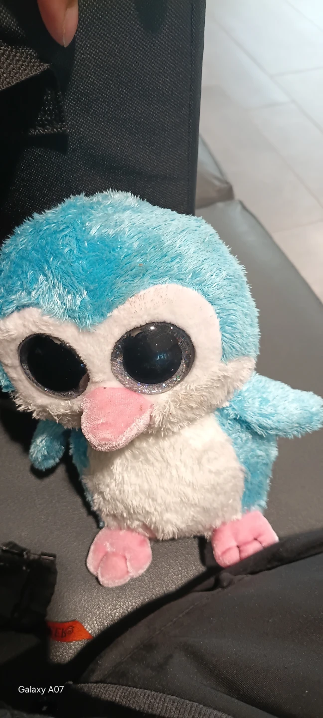 Blue Plush Penguin Toy - photo 2