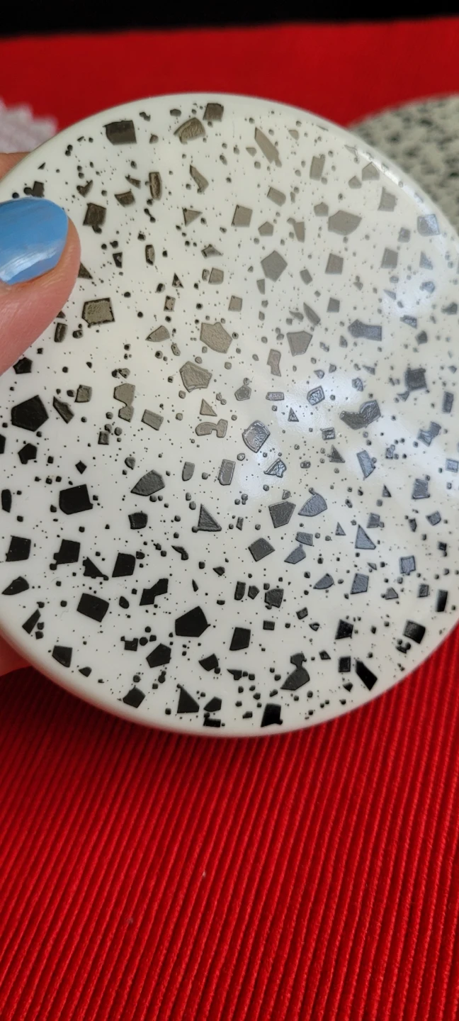 New Set of 4 Round Terrazzo Coasters - photo 5