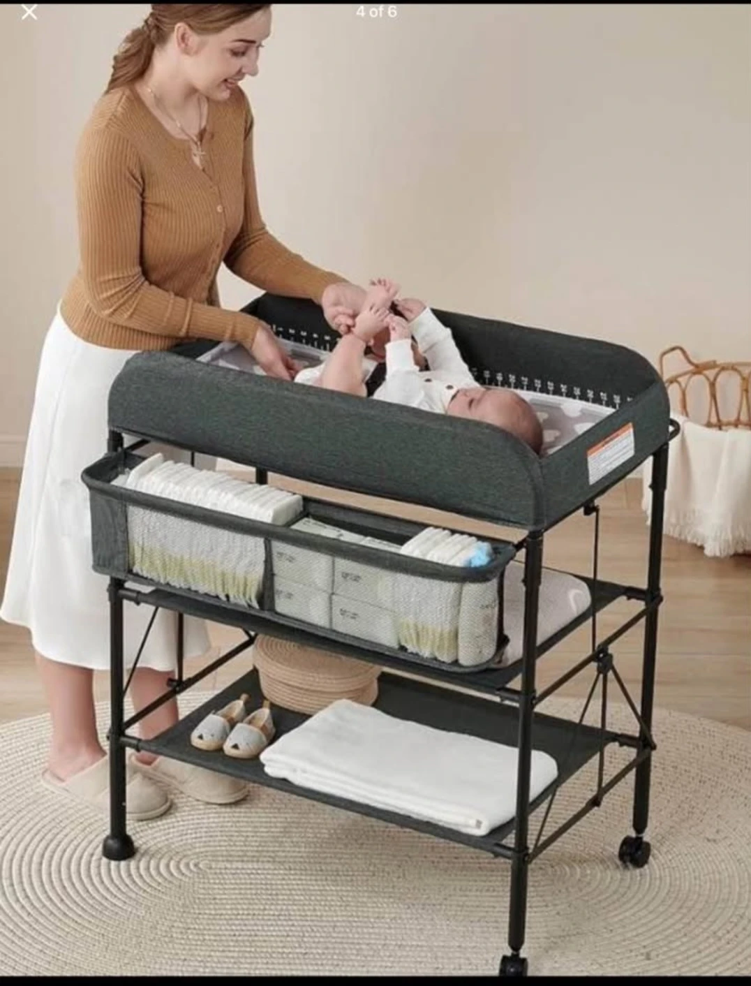 Diaper changing station- never used/ new - photo 5