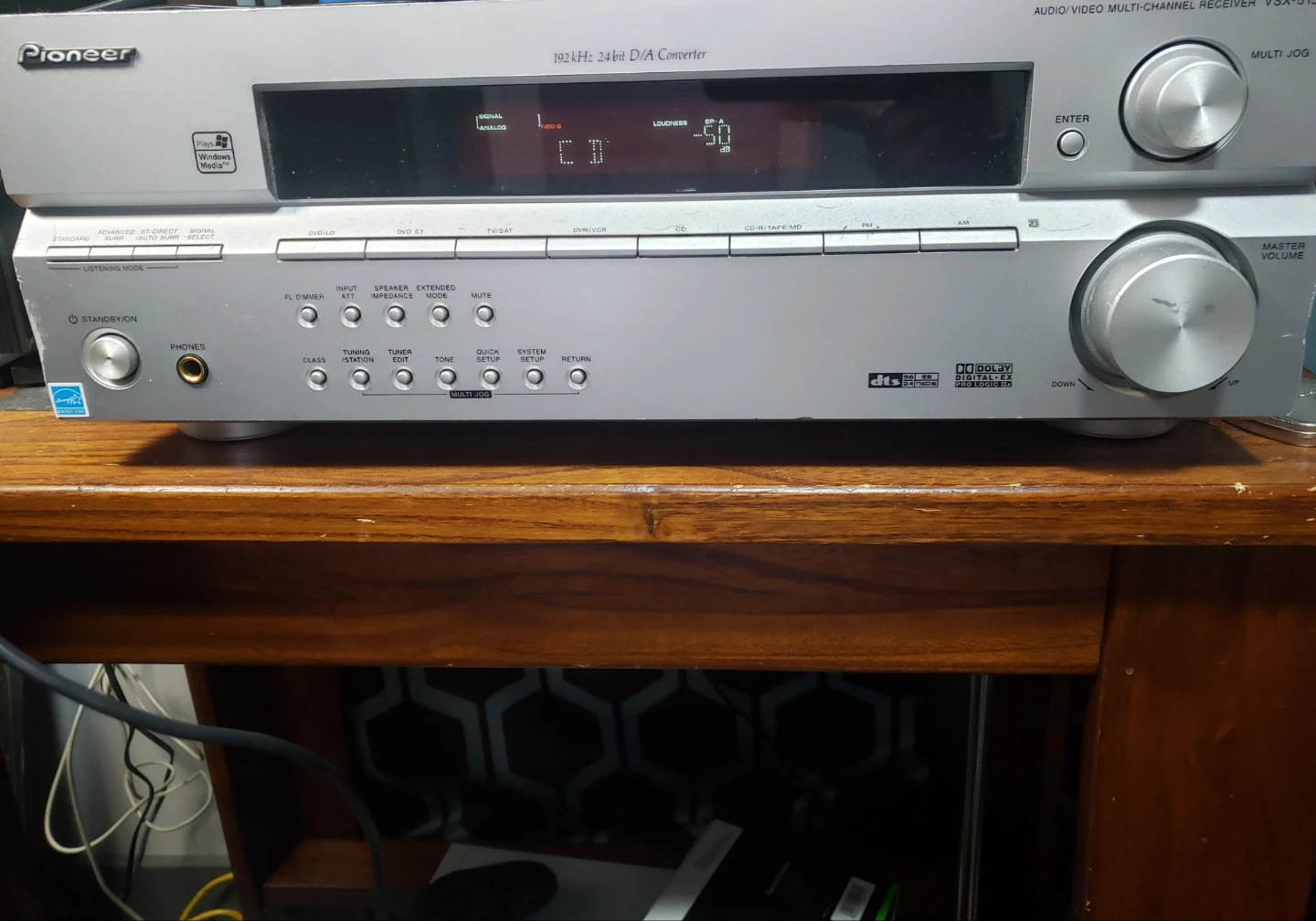 Pioneer vsx-515 receiver no remote.