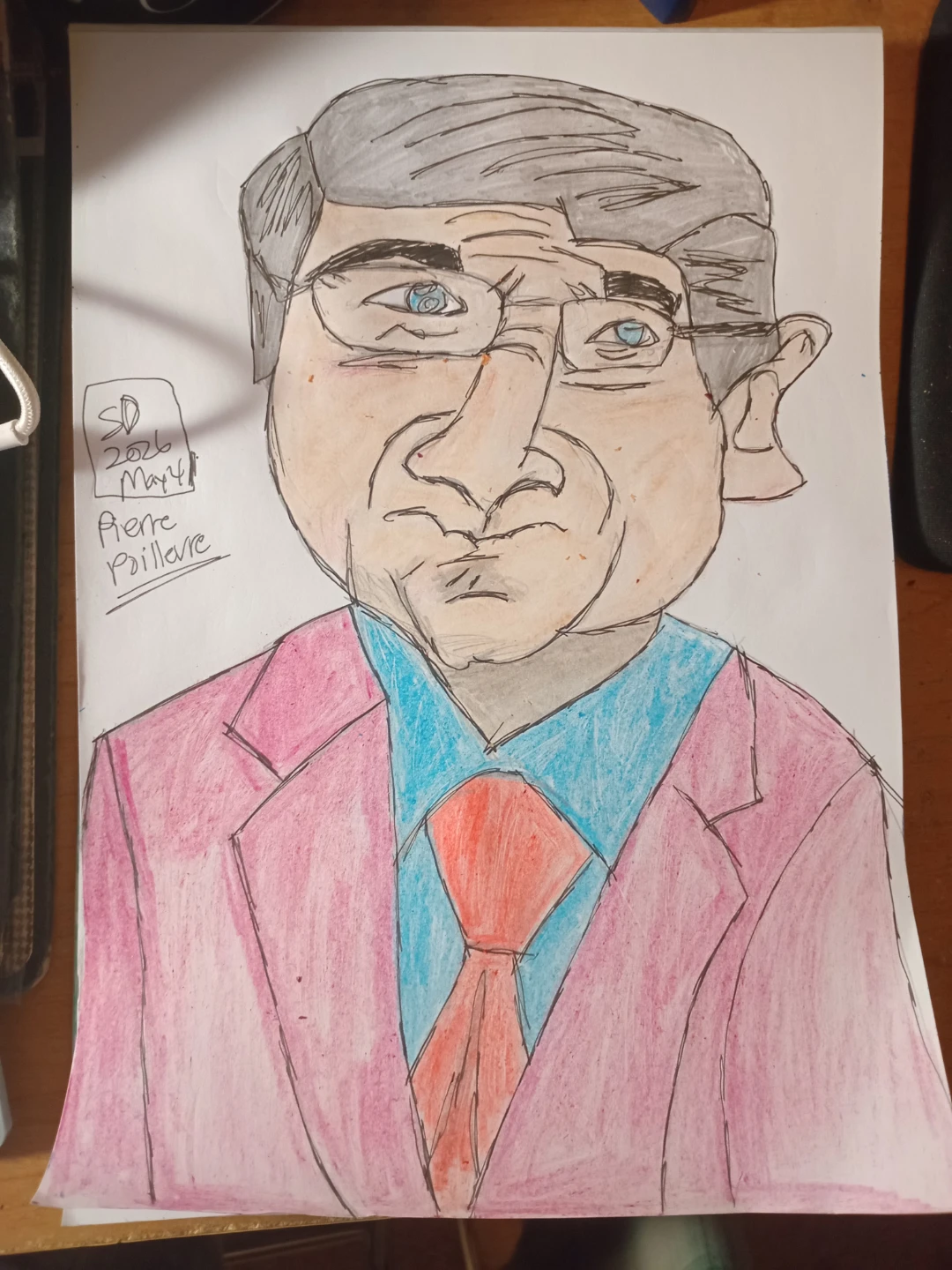 Pierre Poillevre Drawing Illustration by Custom Artist Sherwin - photo 2