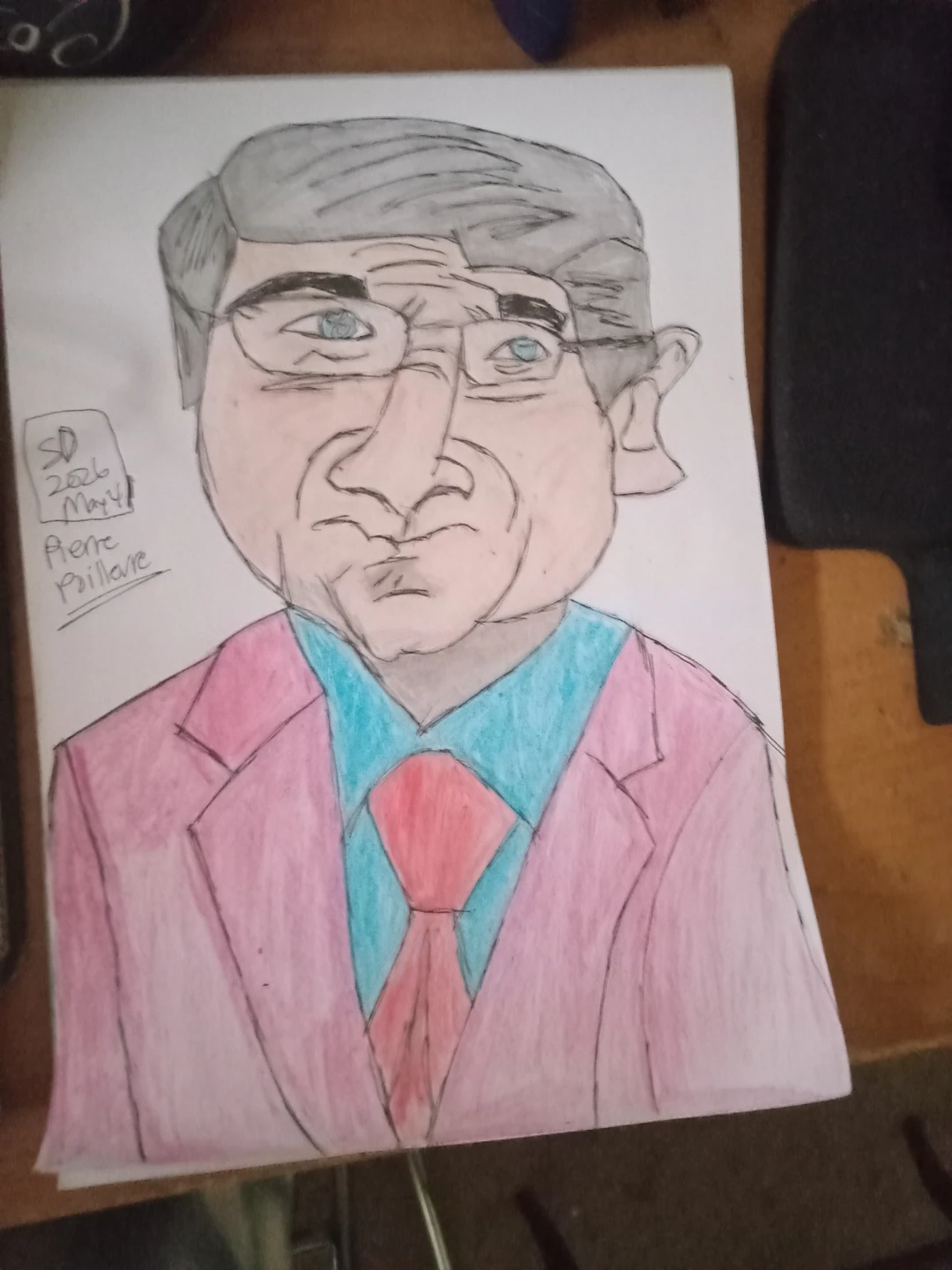 Pierre Poillevre Drawing Illustration by Custom Artist Sherwin - photo 3