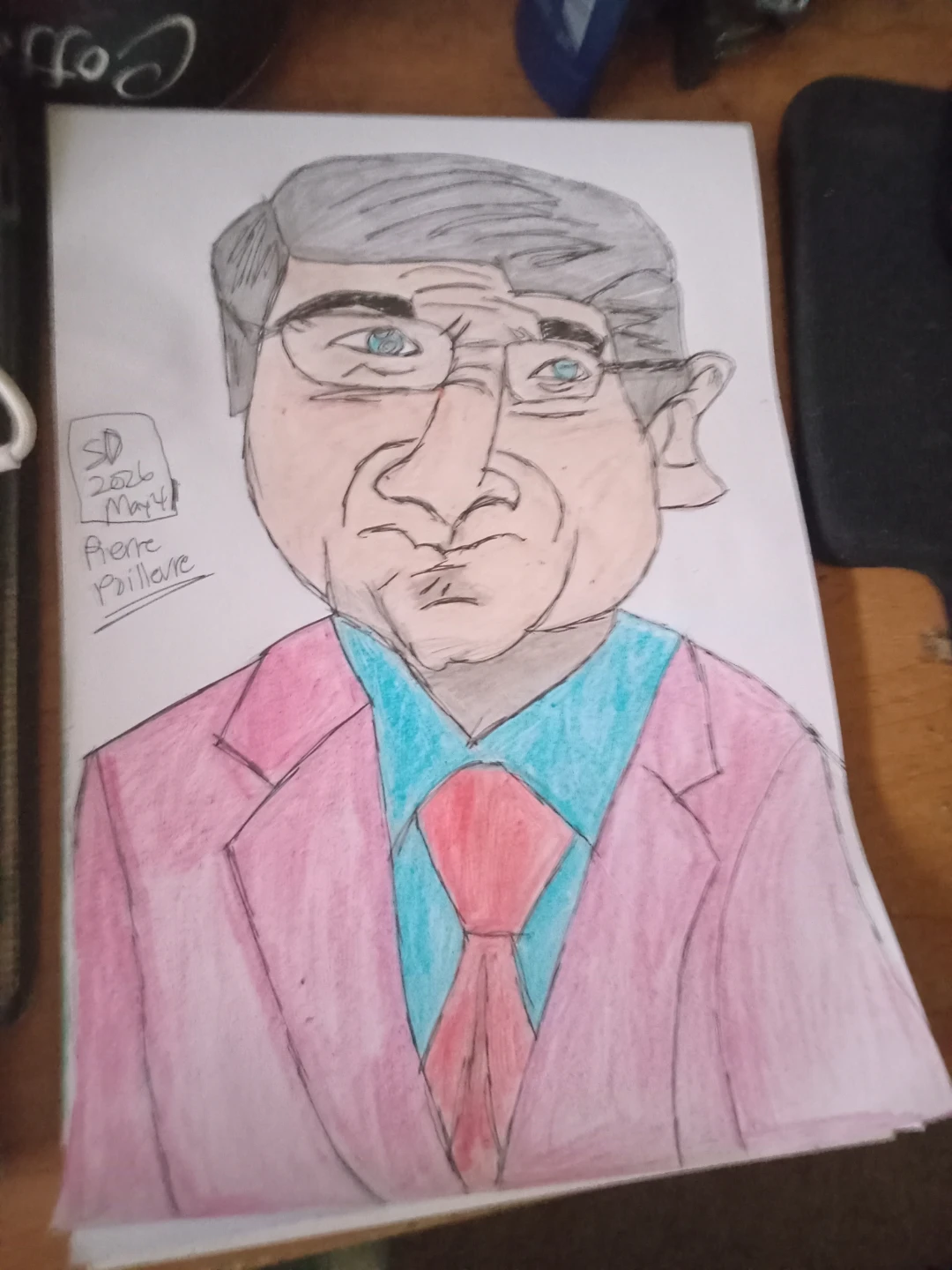Pierre Poillevre Drawing Illustration by Custom Artist Sherwin - photo 4