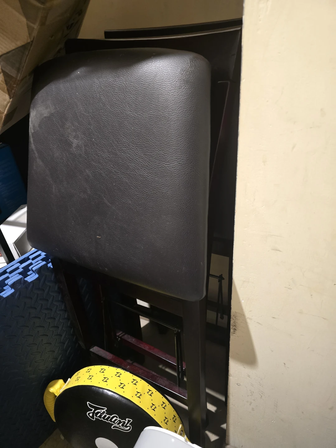Black Foldable Stool