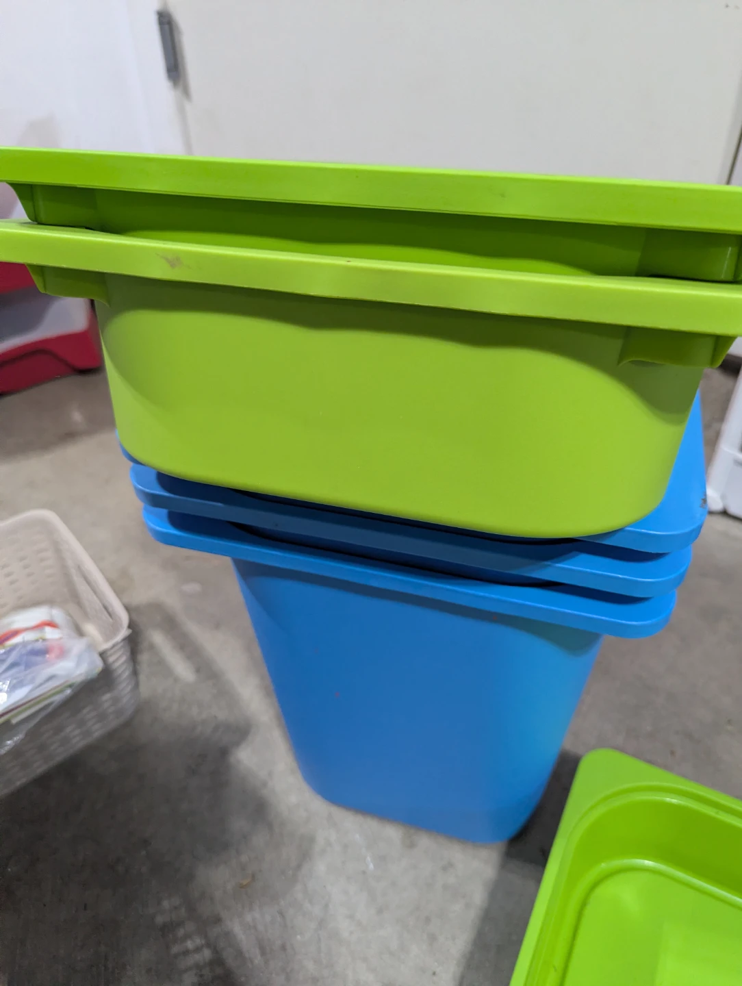 IKEA - Stackable Plastic Storage Bins - photo 4