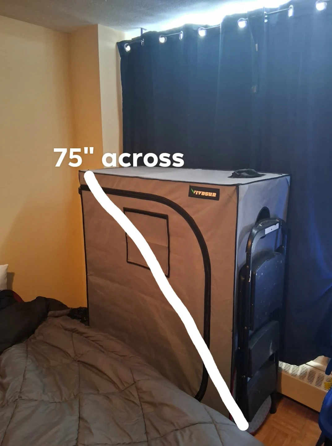 VIVOSUN Grow Tent 75" Across - photo 3