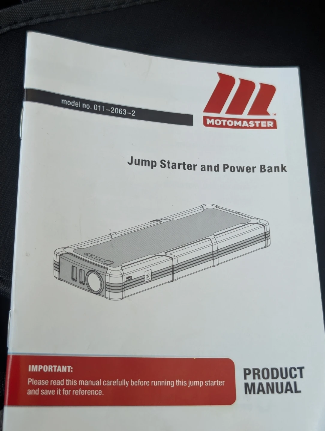 MotoMaster Jump Starter and Power Bank - photo 2