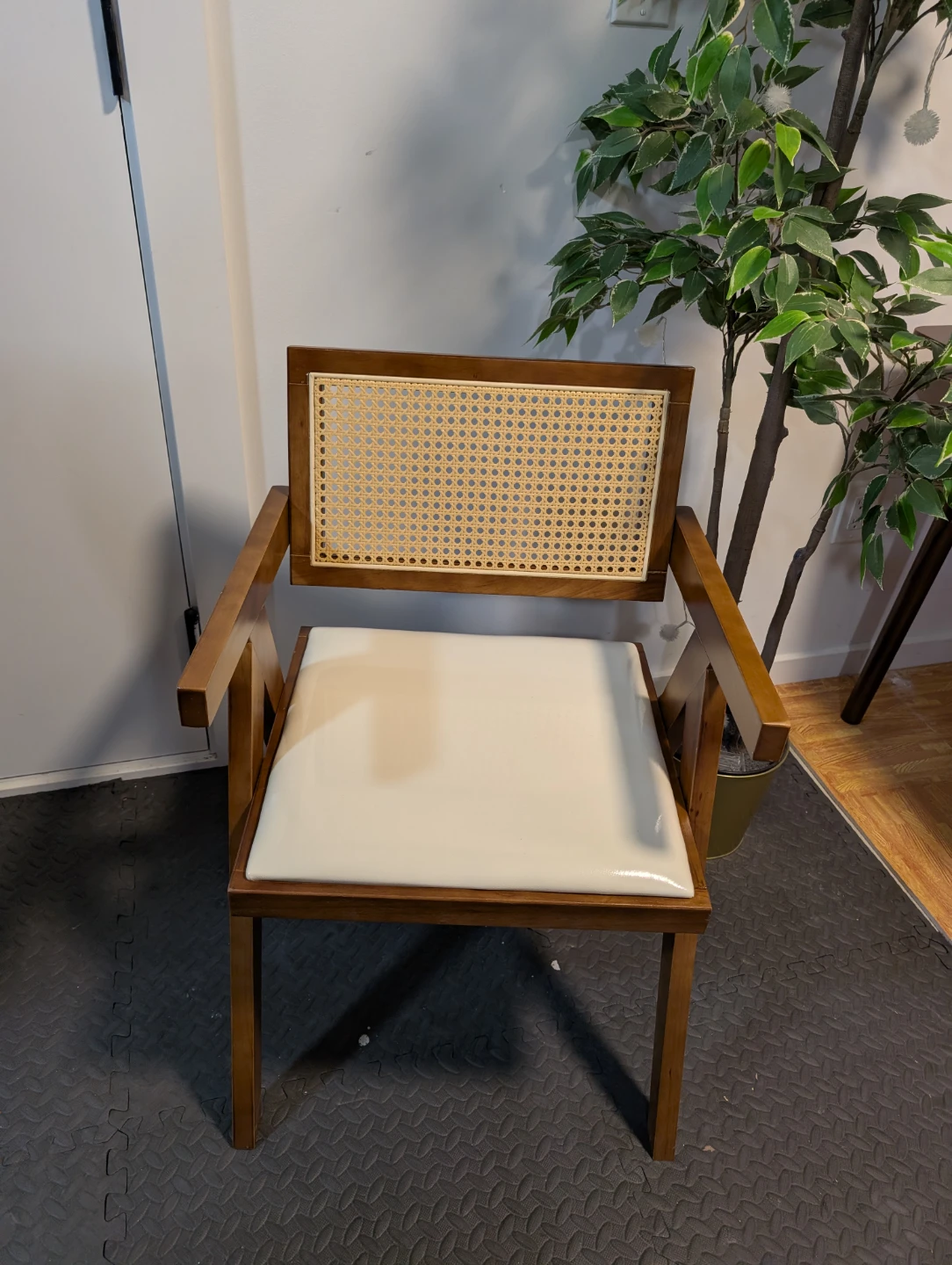 Brand New MCM Rattan Arm Chair - photo 3