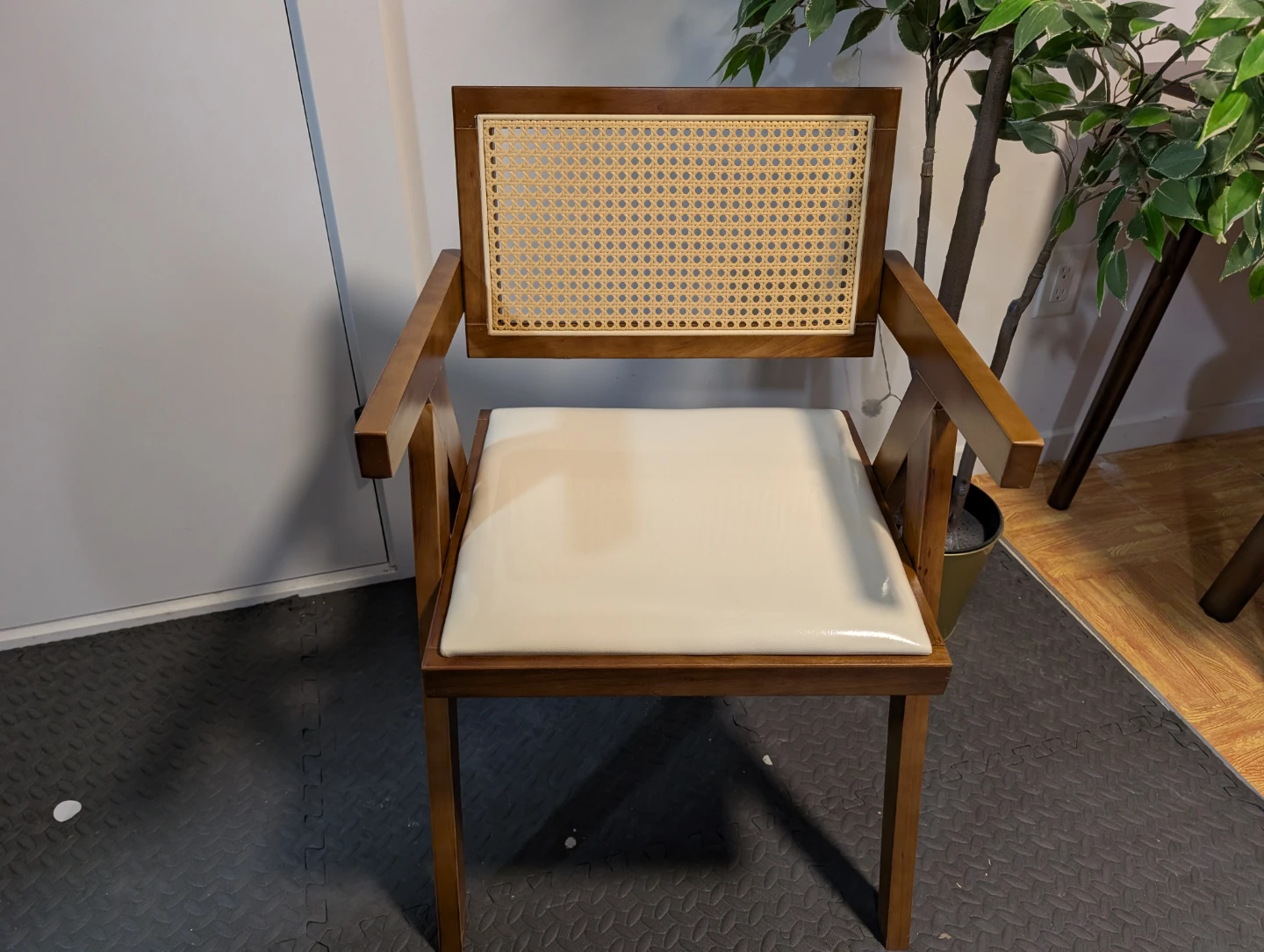 Brand New MCM Rattan Arm Chair - photo 4